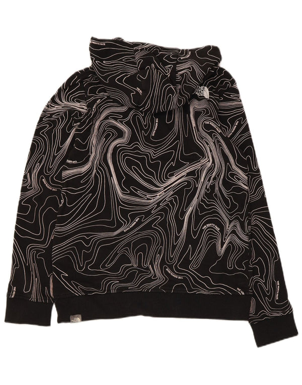 The North Face Boys abstrakt mønster hættetrøje 11-12 år stor sort