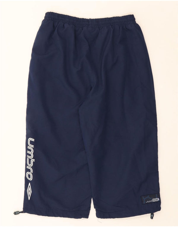 UMBRO Grafiske Bermuda-sportshorts til mænd mellem marineblå polyester