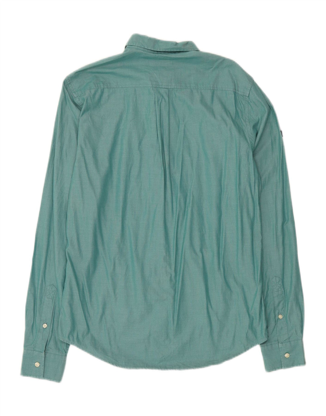 SUPERDRY Herre Regular Fit skjorte Lille grøn bomuld