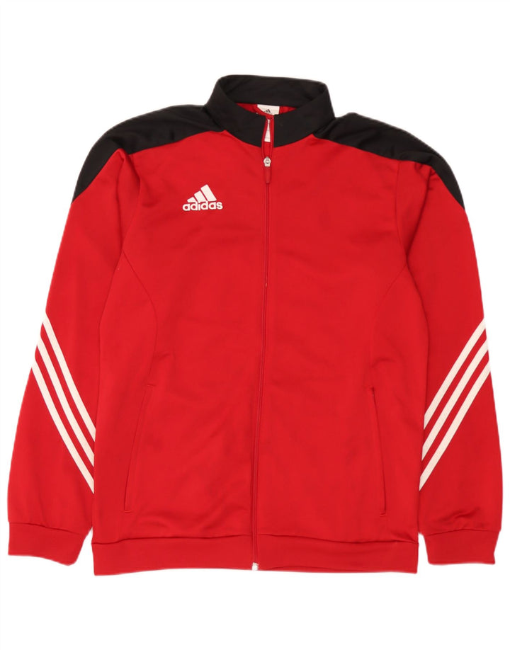 Adidas Træningsdragt til mænd Topjakke Medium Rød Colourblock Polyester