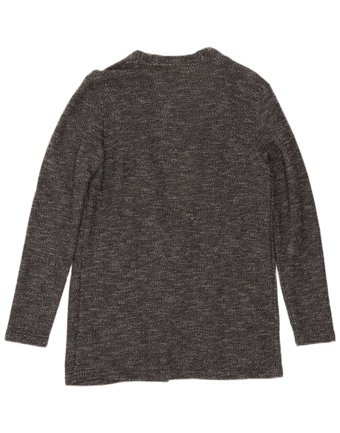 Zara Herre Cardigan Sweater Lille Sort Flecked Bomuld