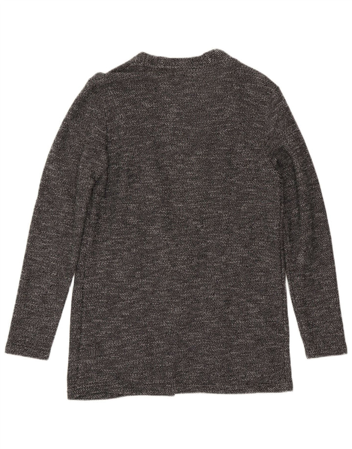 Zara Herre Cardigan Sweater Lille Sort Flecked Bomuld