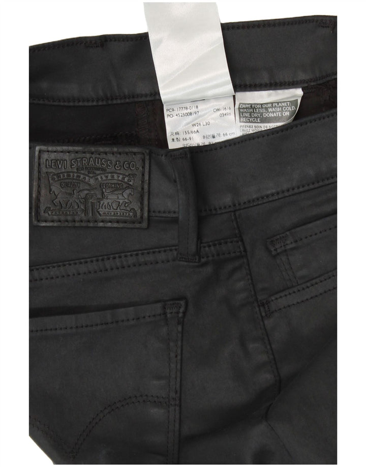 Levi's Skinny Casual Bukser til kvinder W26 L30 Sort