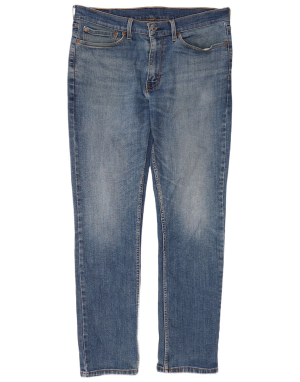 Levi's Mens 511 Slim Jeans W34 L32 Blue Cotton