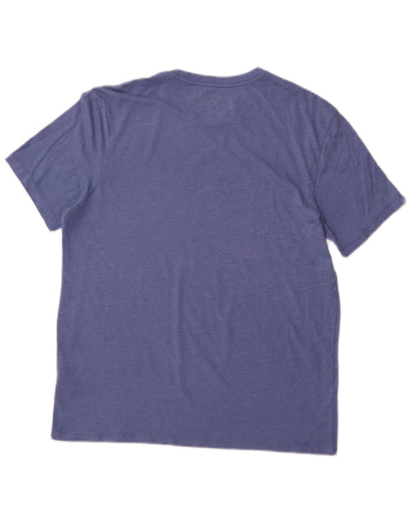 J. CREW Herre T-Shirt Top Medium Blå Bomuld