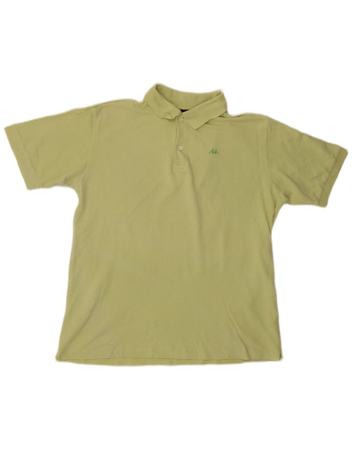 Kappa Polo Shirt til mænd Stor grøn bomuld