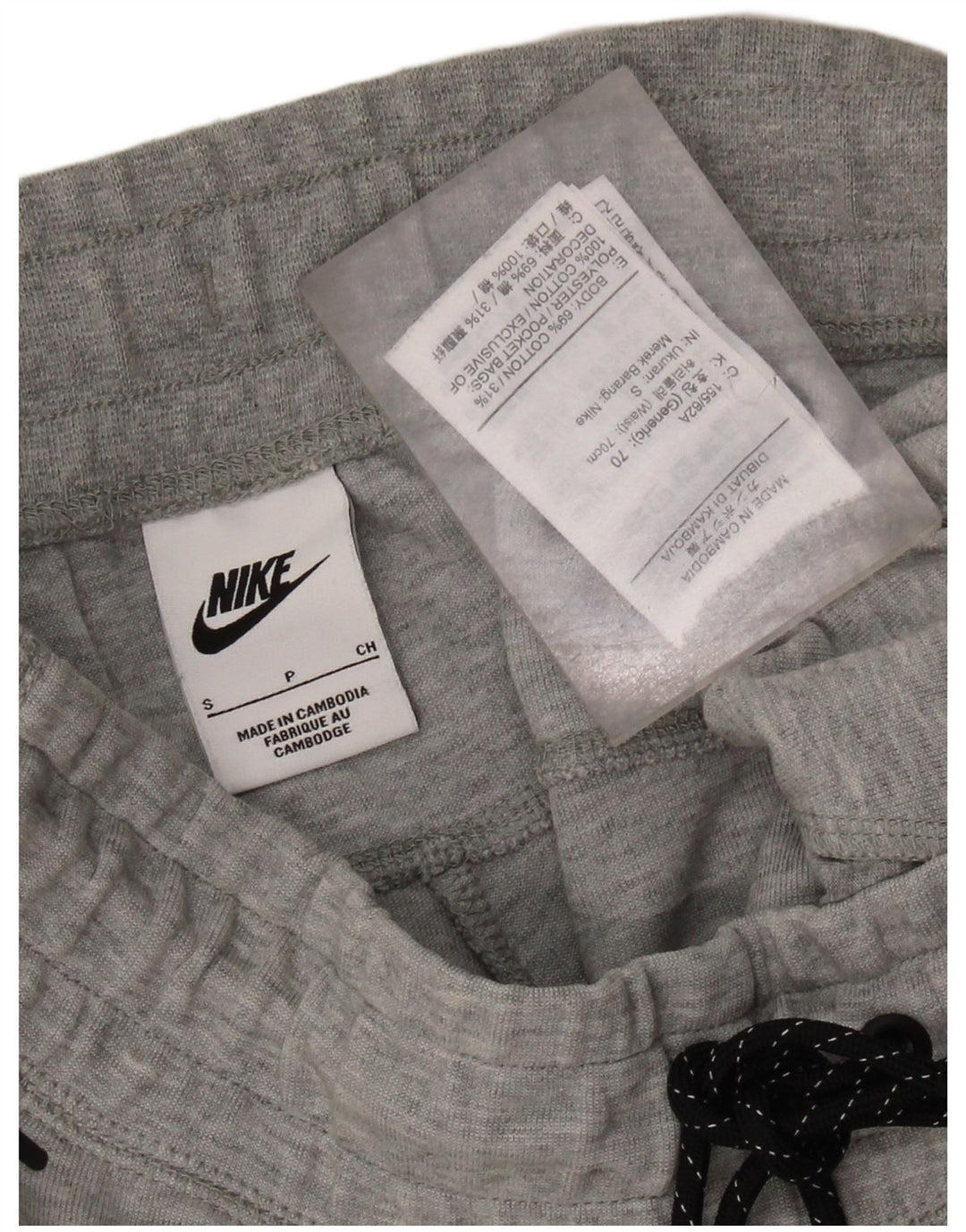 NIKE Træningsdragt bukser til mænd Joggers lille grå bomuld