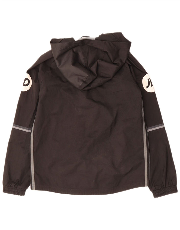 Adidas drenge grafisk hættejakke 9-10 år sort polyester