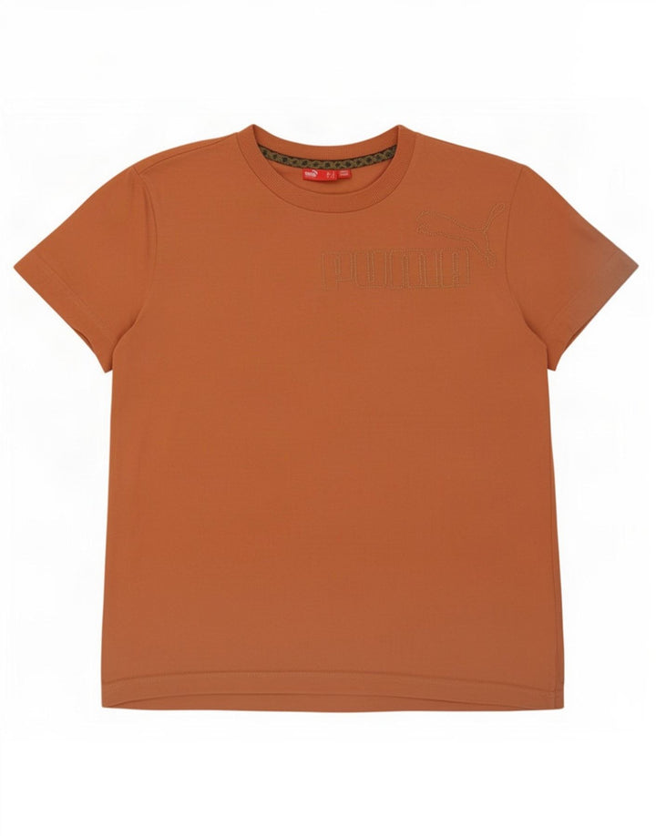 Puma Herre Grafisk T-Shirt Top Stor Orange