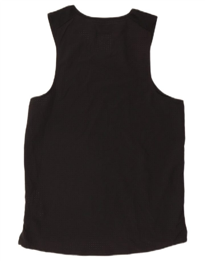 Nike herre Dri Fit grafisk vest top lille sort polyester