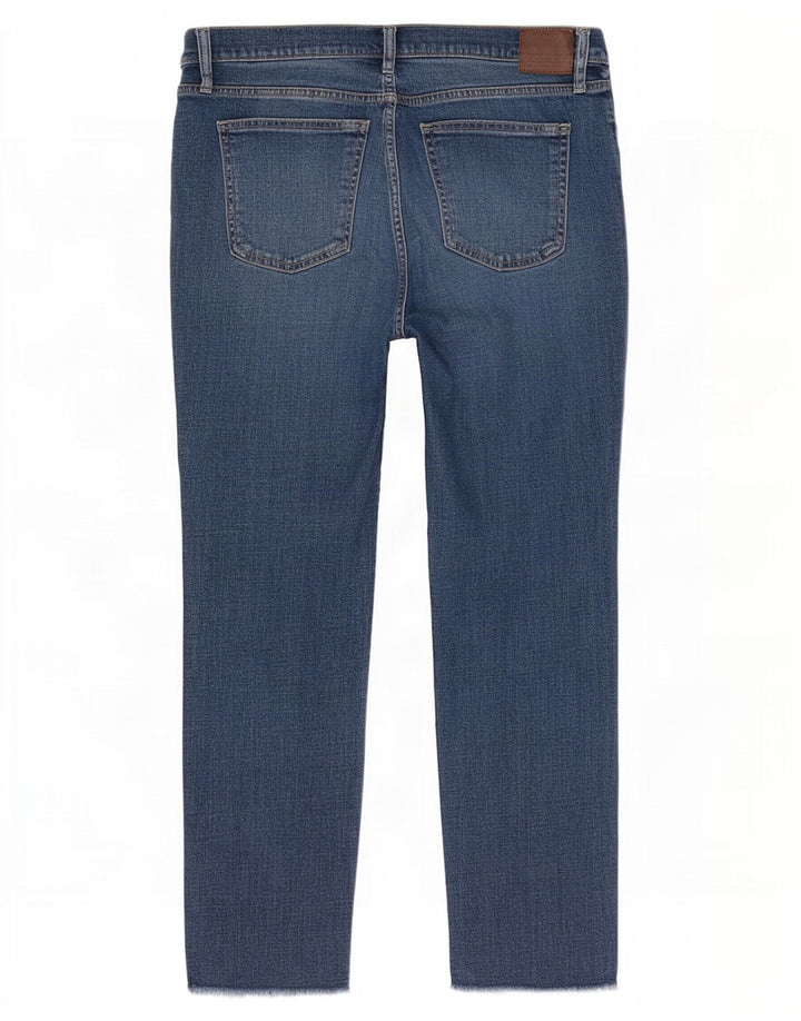 Gap Kvinders Veninde Distressed Mid Rise Slim Jeans W30 L27 Blå