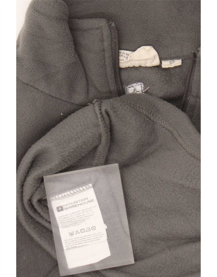 Mountain Warehouse Herre Zip Neck Fleece Jumper Lille Grå Polyester Sports