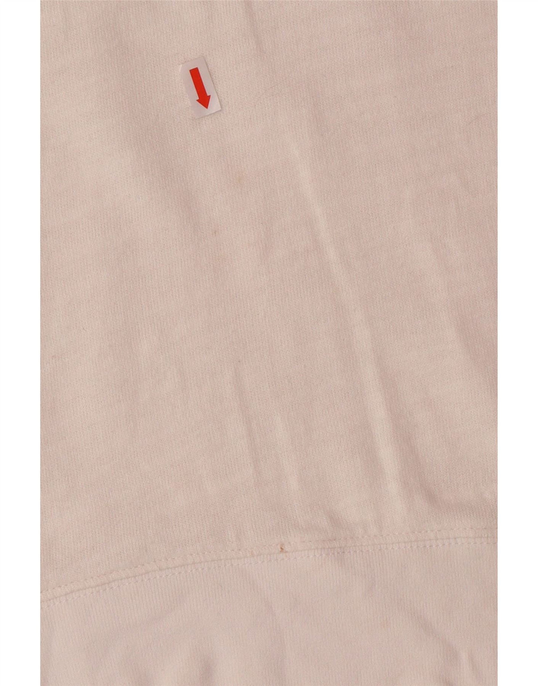 J. CREW Dame Oversized Sweatshirt Jumper UK 10 Small White Bomuld