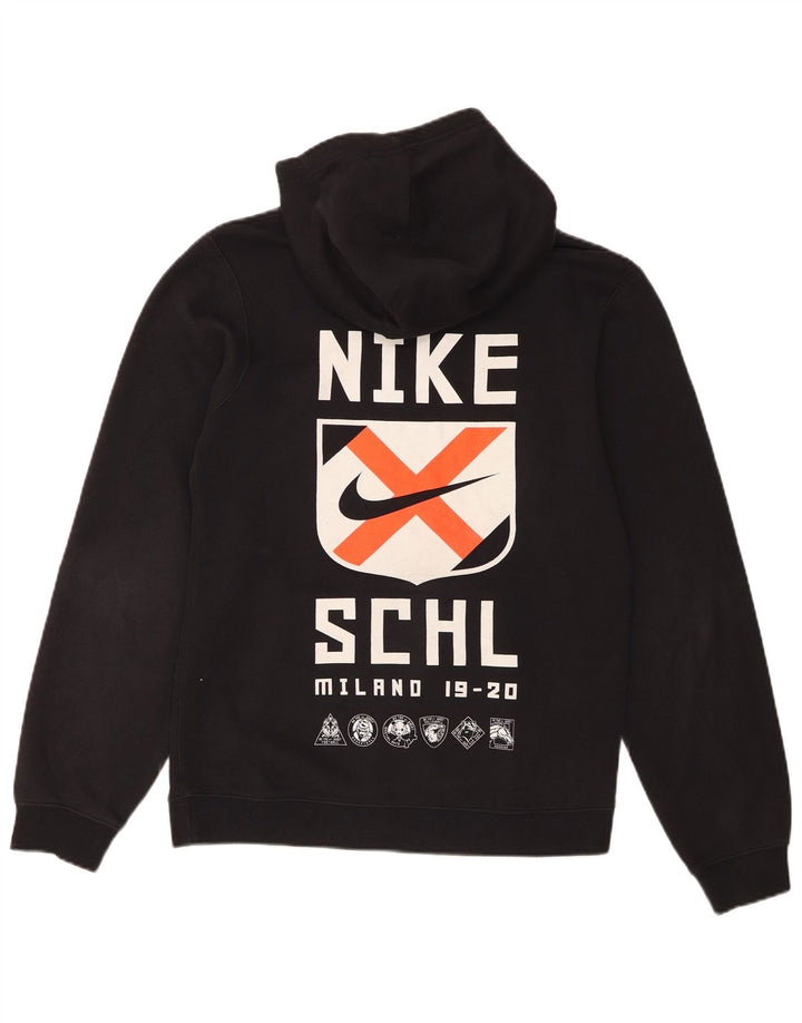 Nike grafisk hættetrøje til mænd, lille sort bomuld