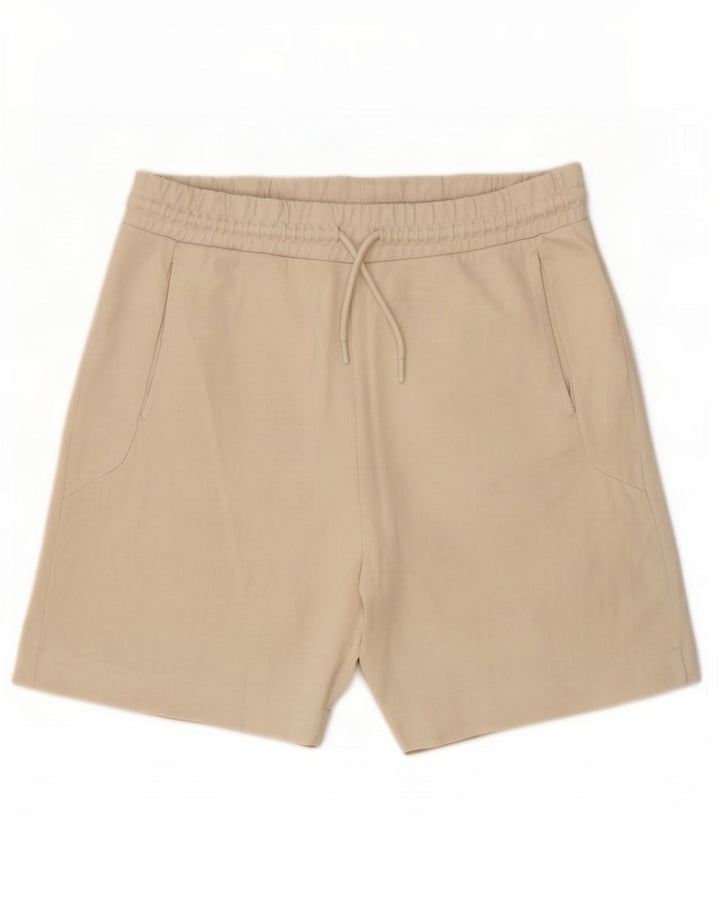 Zara Herre Sportshorts XL Beige Bomuld