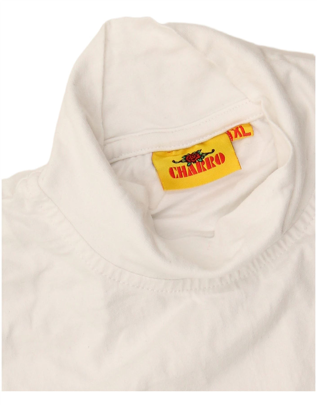 CHARRO Womens Crop Vest Top UK 18 XL White Cotton