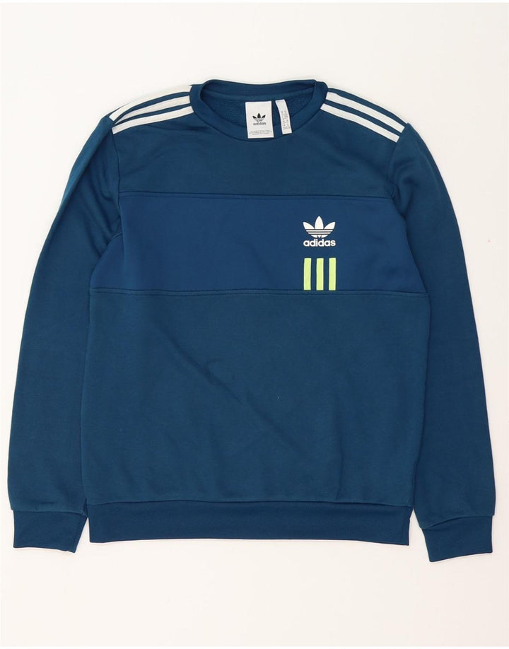 ADIDAS Sweatshirt til mænd mellemblå bomuld