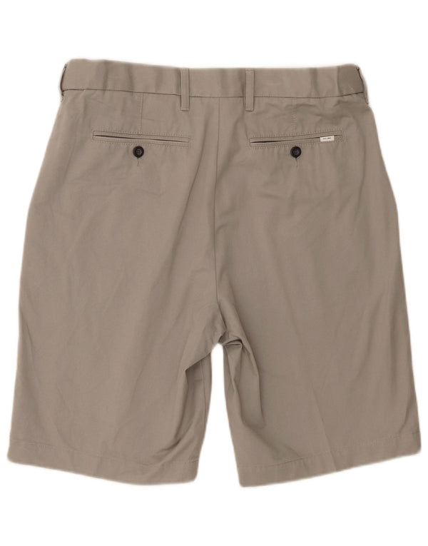 Marks & Spencer Chino Shorts til mænd W34 Large Grå Bomuld