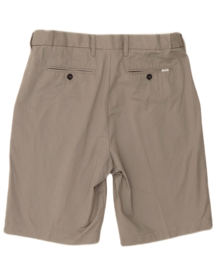 Marks & Spencer Chino Shorts til mænd W34 Large Grå Bomuld