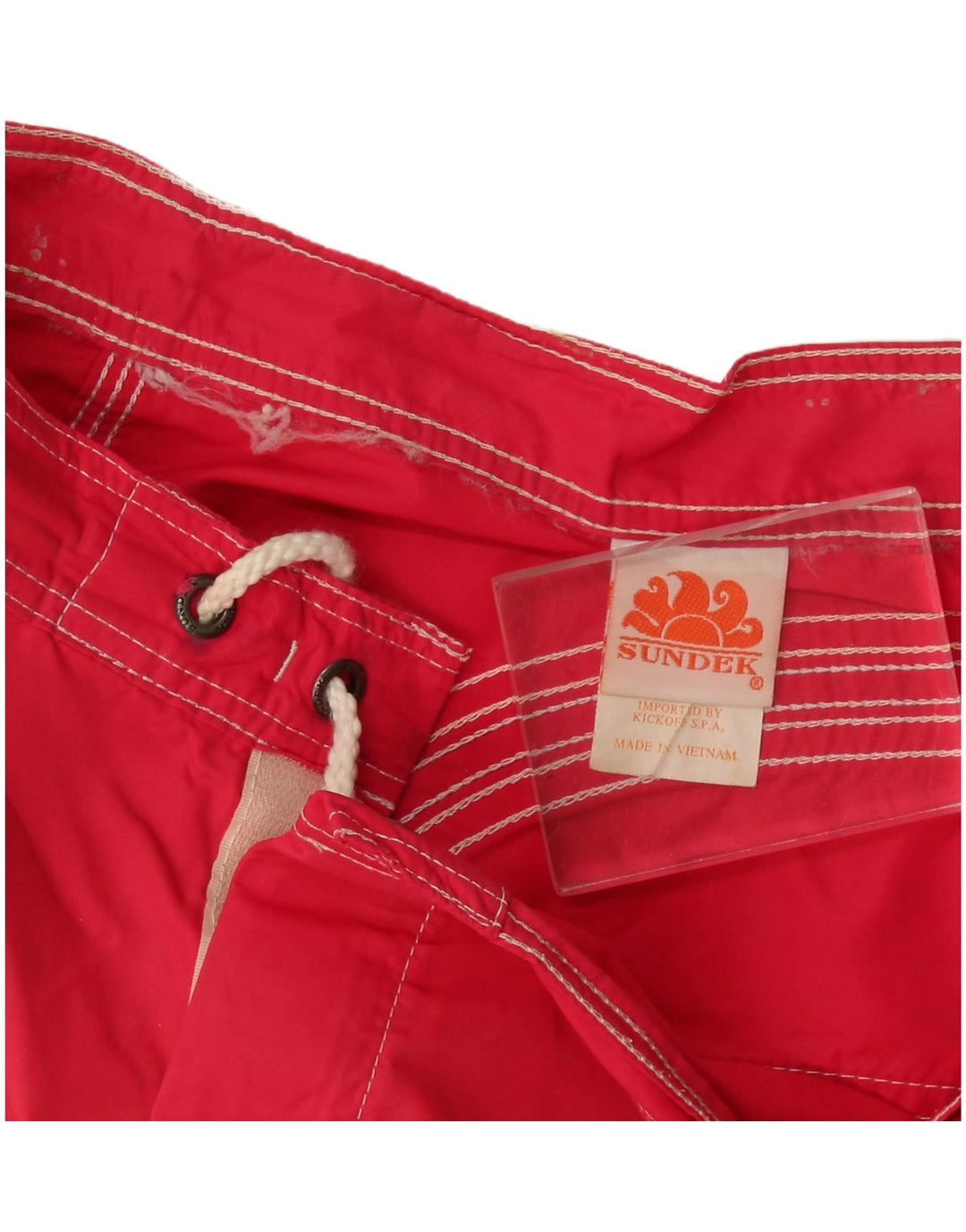 Sundek Herre badeshorts Medium Rød Nylon