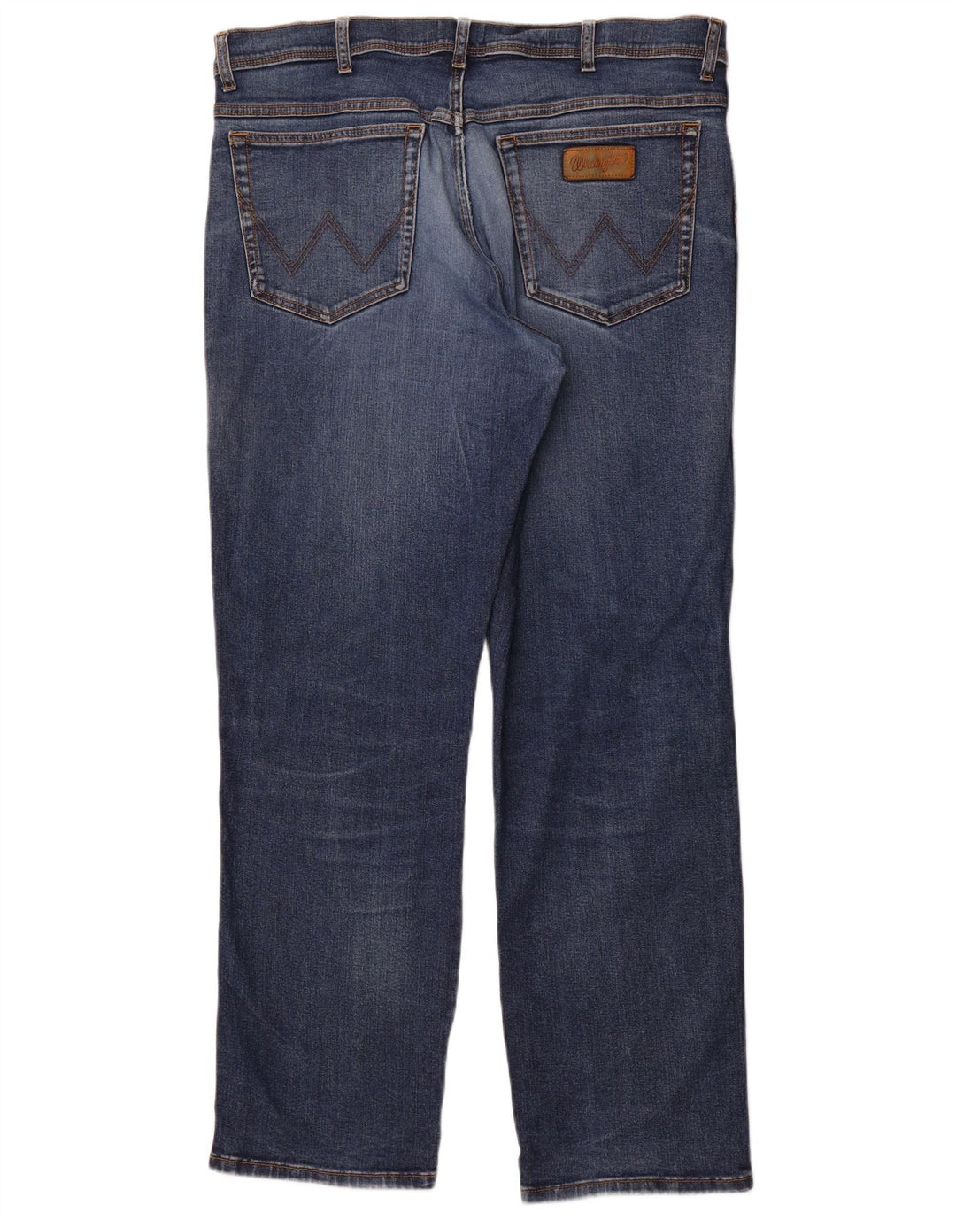Wrangler Herre Texas Straight Jeans W40 L34 Blå Bomuld