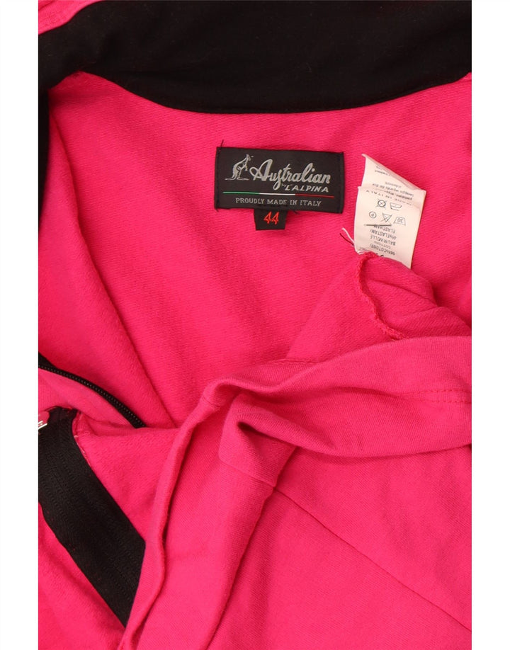 AUSTRALIAN L'ALPINA træningsdragt topjakke til kvinder IT 44 Medium Pink Bomuld