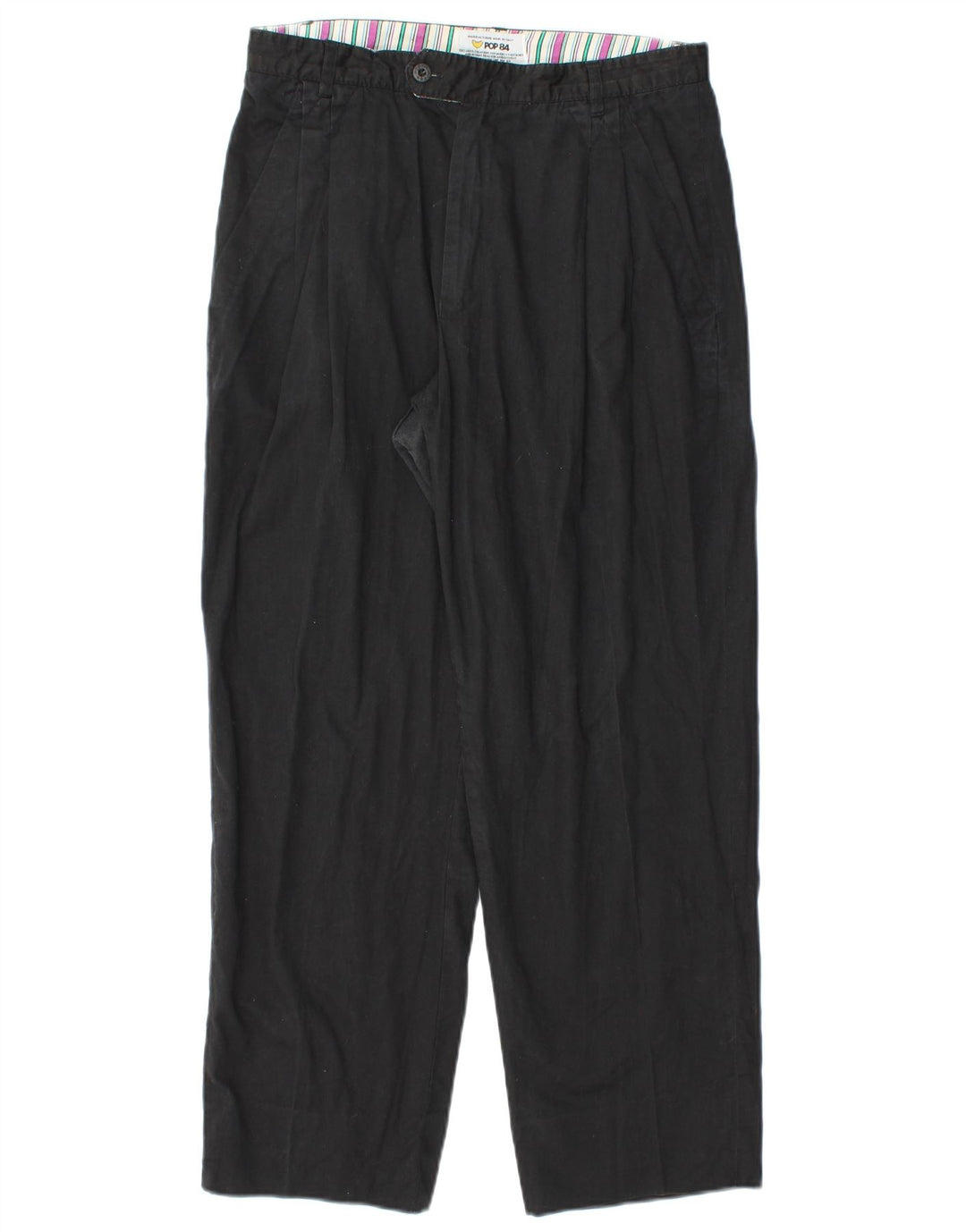 POP 84 Kvinder Pegged Chino Bukser Medium W30 L27 Sort