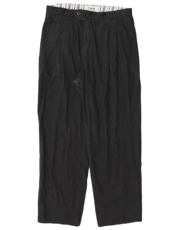 POP 84 Kvinder Pegged Chino Bukser Medium W30 L27 Sort