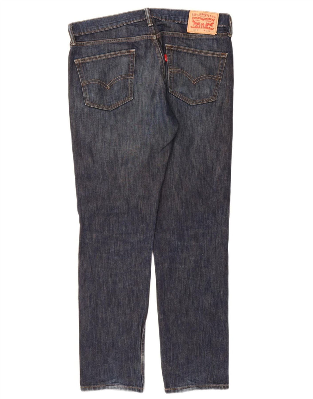 Levi's Herre 511 Slim Jeans W34 L32 Marineblå Bomuld