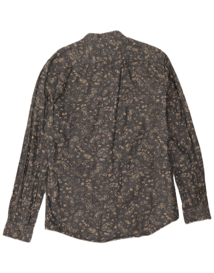 Benetton Herreskjorte Medium Grå Paisley