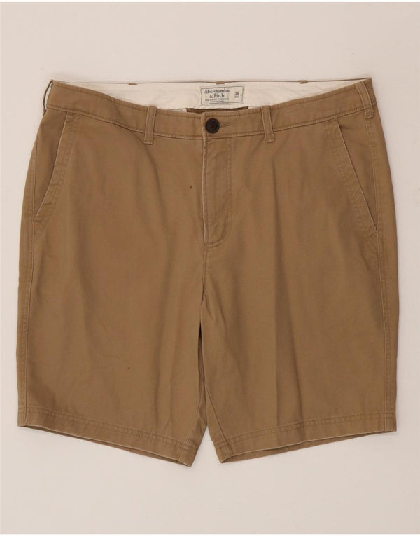 Abercrombie & Fitch Chino Shorts til mænd W36 Large Beige Bomuld