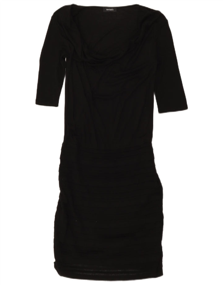 Max & Co. Dame 3/4-ærmet Shift Dress UK 8 Small Black