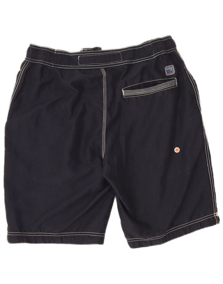 Superdry Herre grafiske almindelige svømmeshorts store marineblå polyester