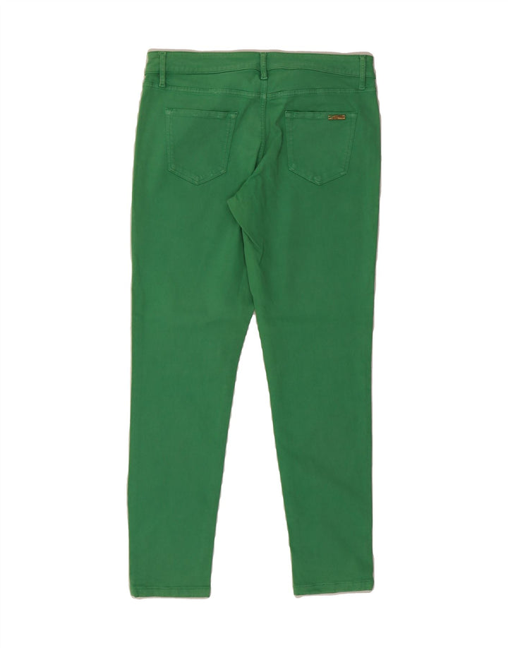 MASSIMO DUTTI Womens Skinny Jeans W32 L28 Green Cotton Vintage Massimo Dutti and Second-Hand Massimo Dutti from Messina Hembry 