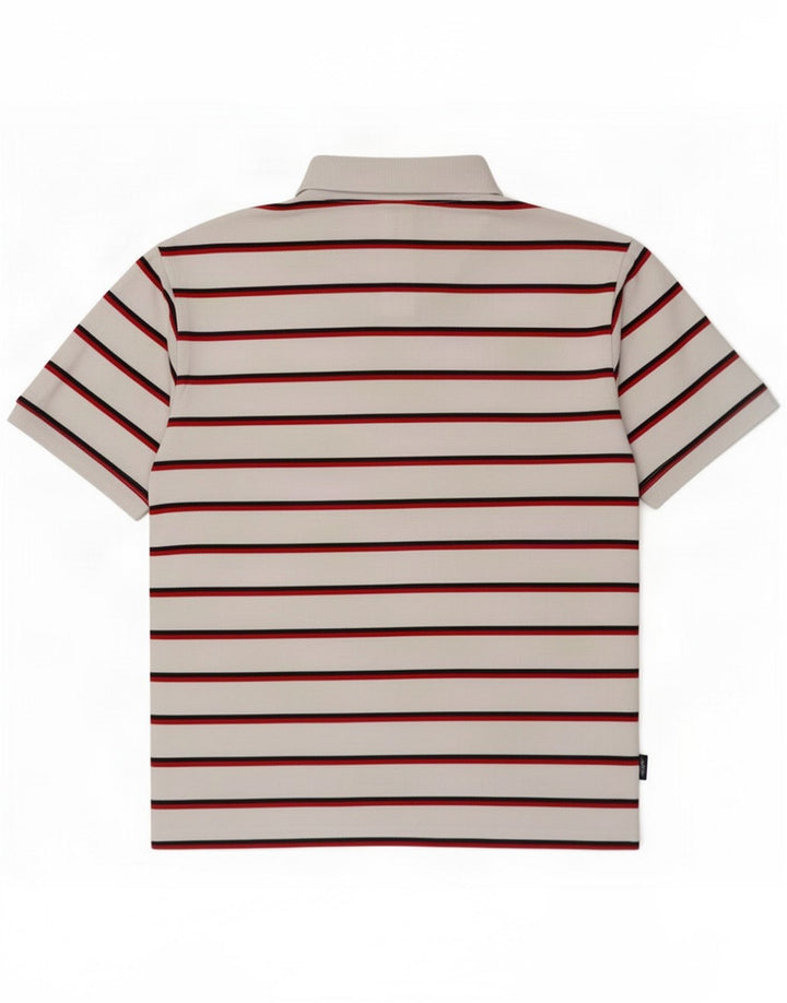Umbro Poloskjorte til mænd Stor hvid stribet polyester