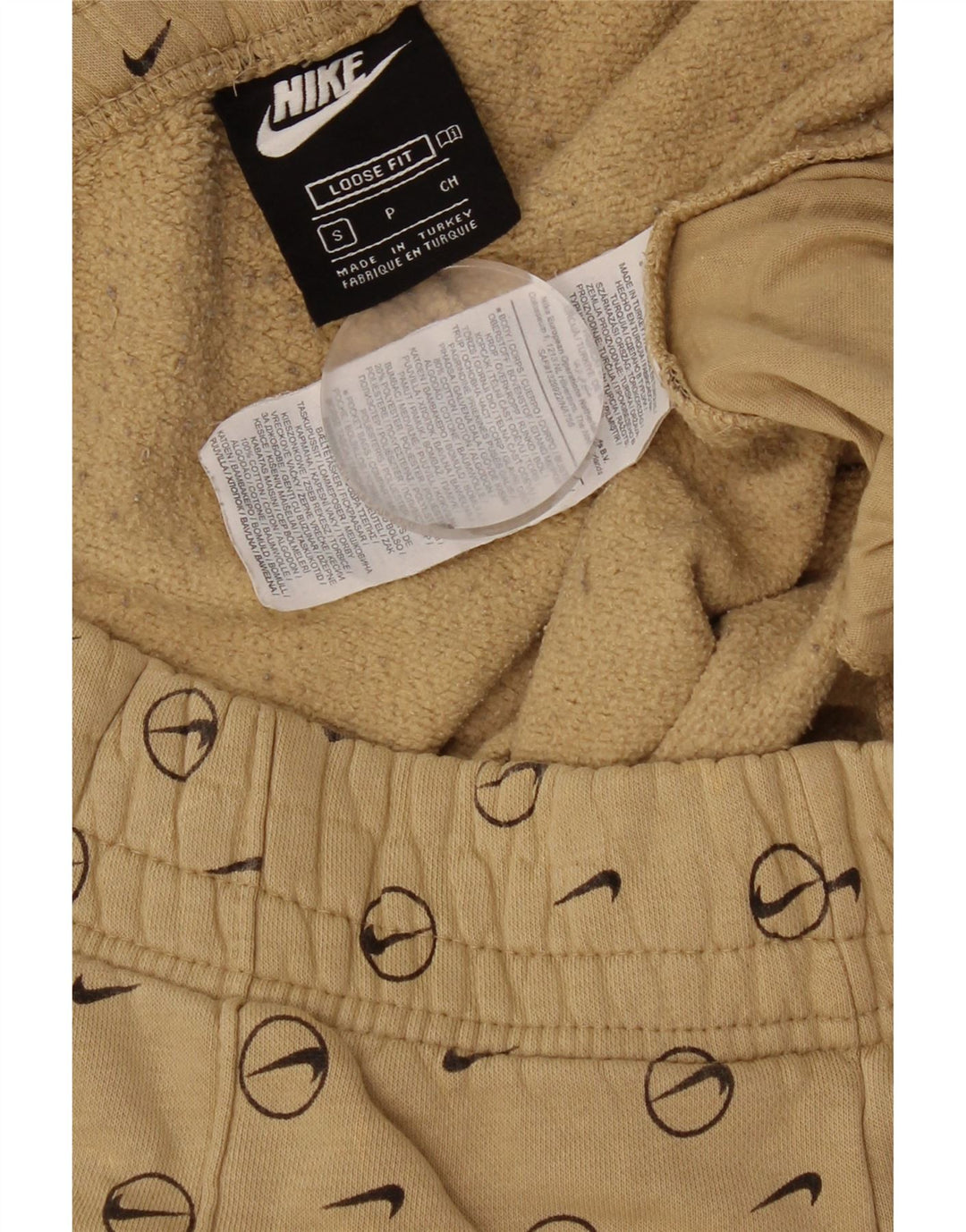 Nike Herre grafisk træningsdragt Bukser Joggers Små Beige Geometrisk