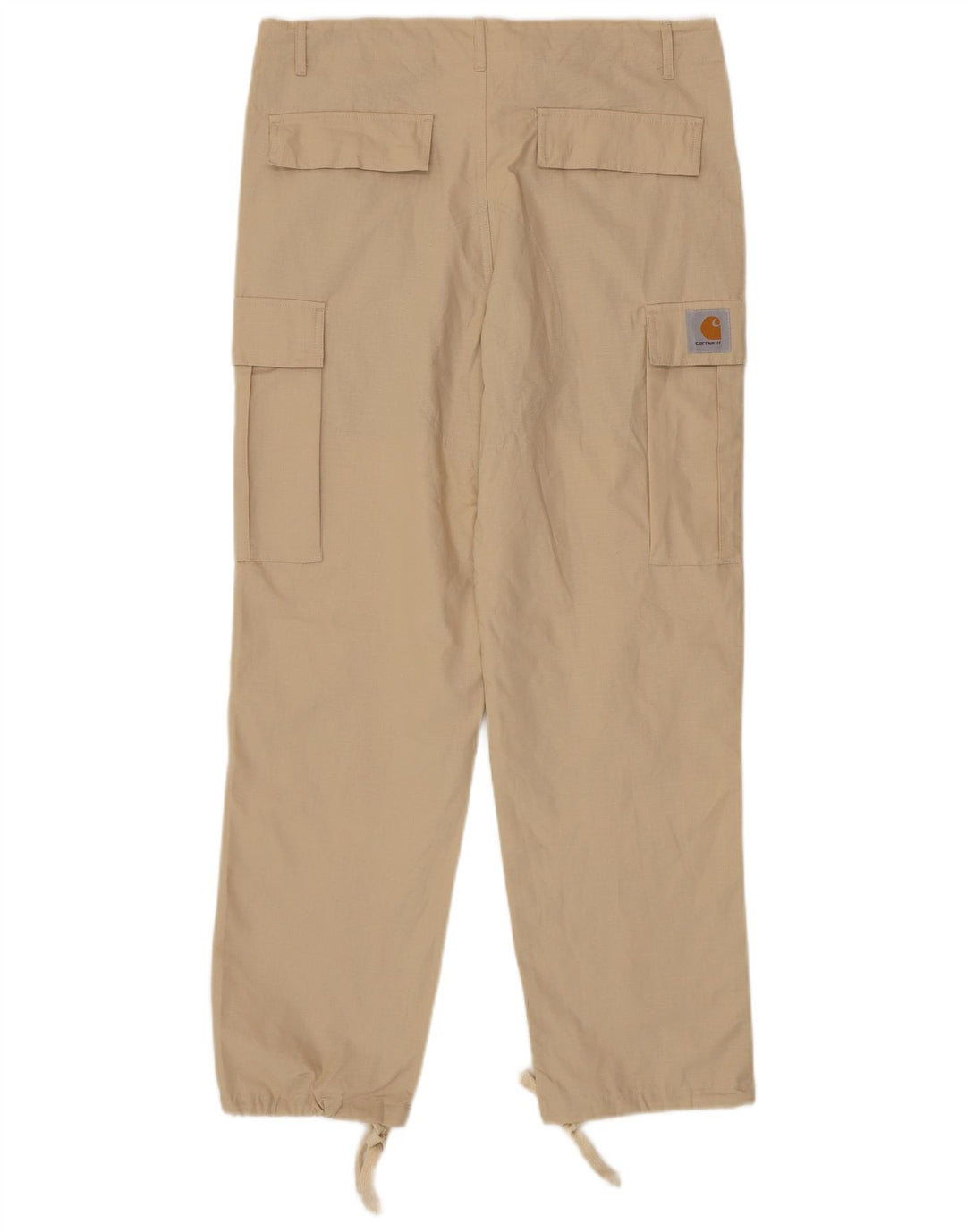Carhartt Herre Straight Cargo Bukser Medium W34 L29 Beige Bomuld