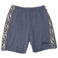 ASICS Grafiske sportsshorts til mænd XL Blå Flecked Bomuld