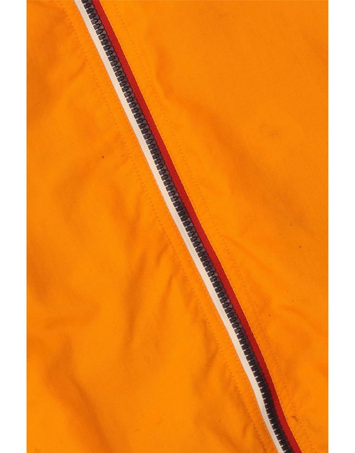 Tommy Hilfiger Bomberjakke til mænd UK 38 Medium Orange Colourblock Polyamid