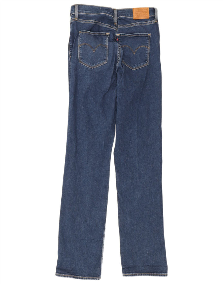 Levi's Womens 314 Shaping Straight Jeans W30 L32 Blå
