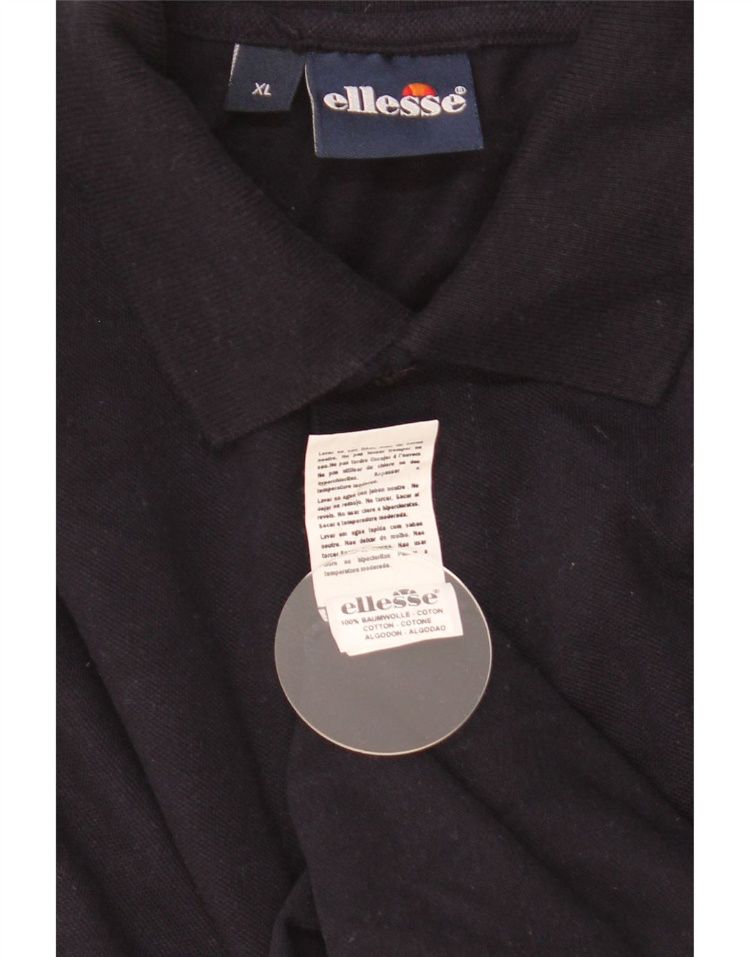 Ellesse Herre poloshirt XL marineblå bomuld