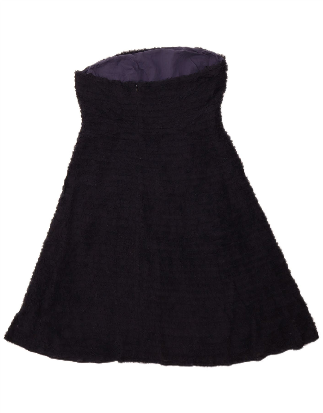 J. CREW Stropløs kjole til kvinder UK 12 Medium Navy Blue