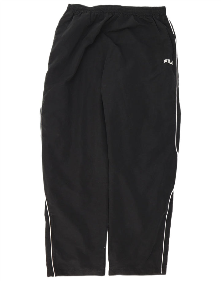 NIKE Mens Graphic Tracksuit Trousers 2XL  Black Polyester