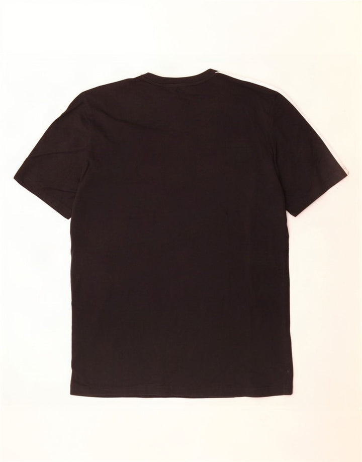 Adidas Herre T-Shirt Top 2XL Sort Bomuld