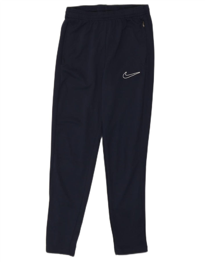NIKE Dri Fit træningsdragt bukser 12-13 år store marineblå polyester