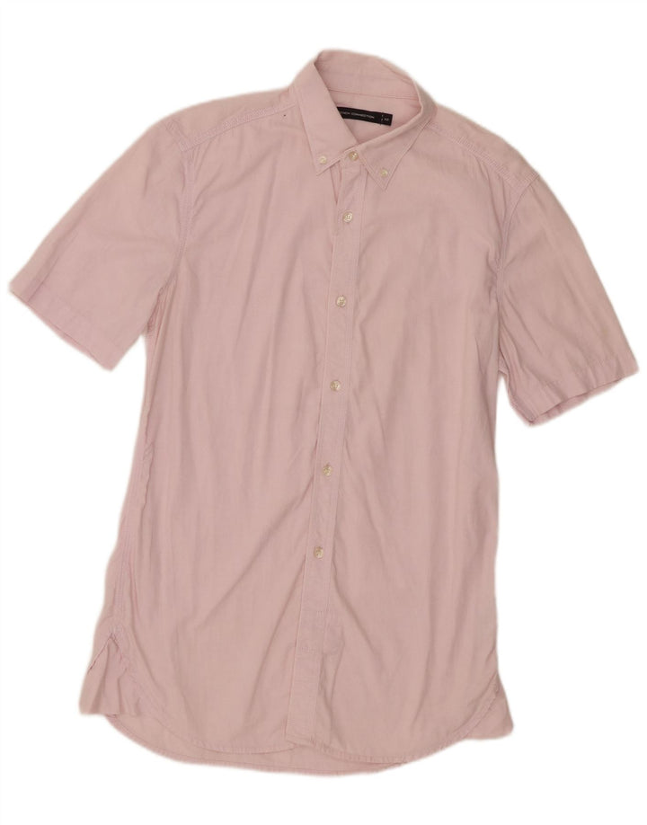 French Connection Kortærmet Herreskjorte XS Pink Bomuld