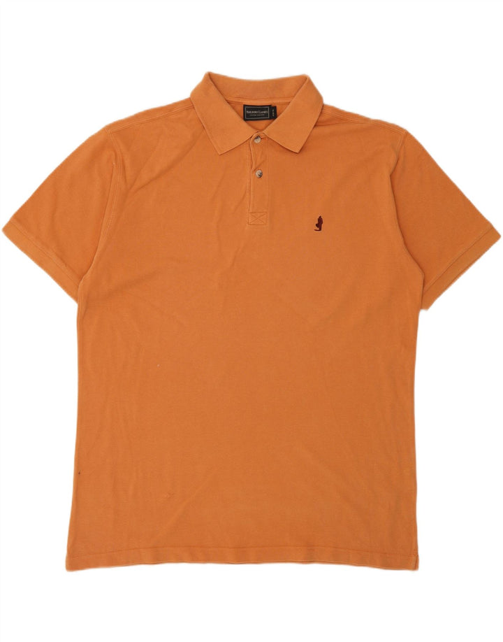 MARLBORO CLASSICS Poloskjorte til mænd XL Orange Bomuld