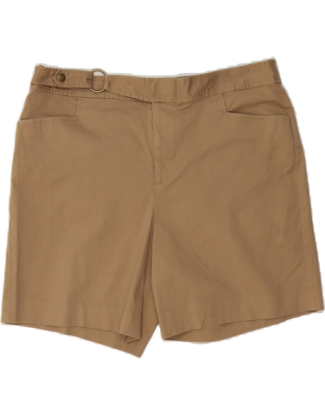 CHAPS Womens Casual Shorts US 16 2XL W38  Brown Cotton Vintage Chaps and Second-Hand Chaps from Messina Hembry 