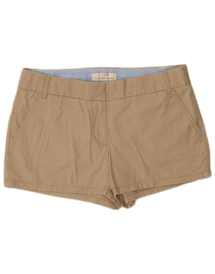 J. Crew Womens Broken In Chino Shorts US 10 Large W34 Beige Bomuld