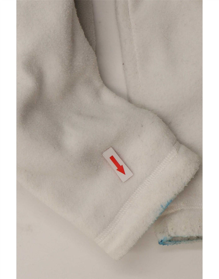 The North Face Fleecejakke til kvinder UK 10 Small White Colourblock Polyester